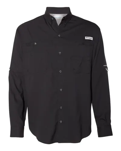 Columbia Columbia Men's PFG Tamiami™ II Shirt in Black, front view