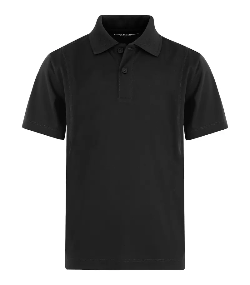 Coal Harbour® COAL HARBOUR® SNAG RESISTANT YOUTH POLO — Black