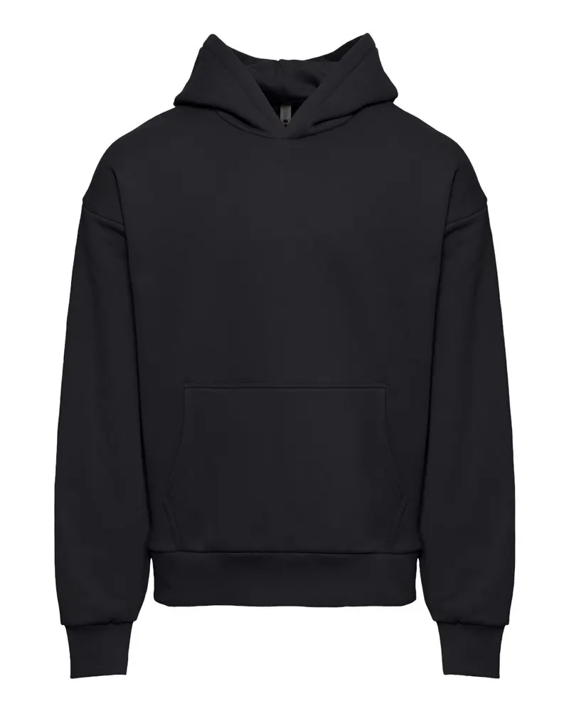 Next Level Next Level Unisex Heavyweight Fleece Hoodie Sweatshirt — Black
