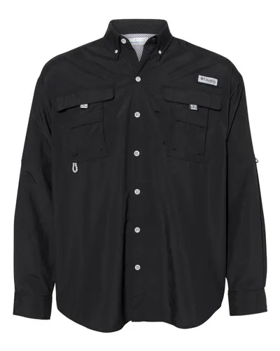 Columbia Columbia Men's PFG Bahama™ II Shirt in Black, front view
