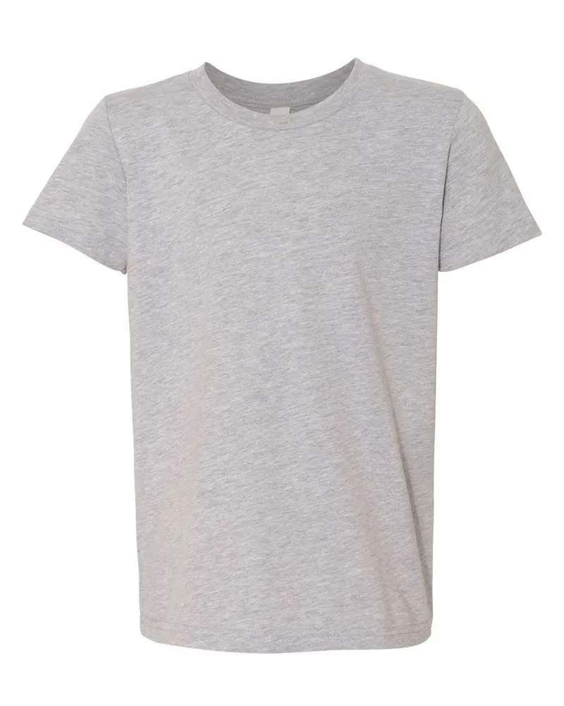 BELLA + CANVAS BELLA + CANVAS Youth CVC Jersey Tee — Athletic Heather