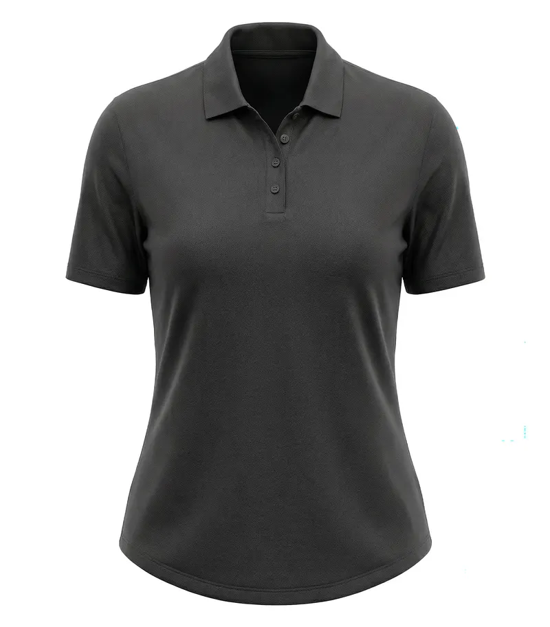 Original Penguin® ORIGINAL PENGUIN® OXFORD LADIES' POLO — Caviar Black