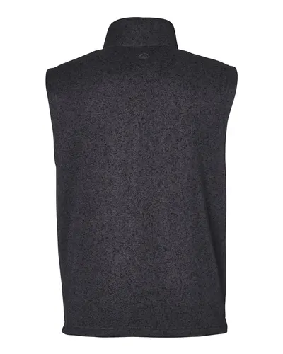 Marmot Marmot Men's Drop Line Vest in Black Heather, back view