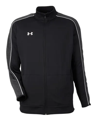 Under Armour Under Armour Men's Command Full-Zip 2.0 Jacket in Black/ White, front view