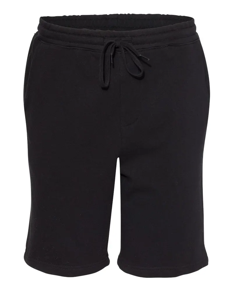 Independent Trading Co. Independent Trading Co. Men's Midweight Fleece Shorts — Black