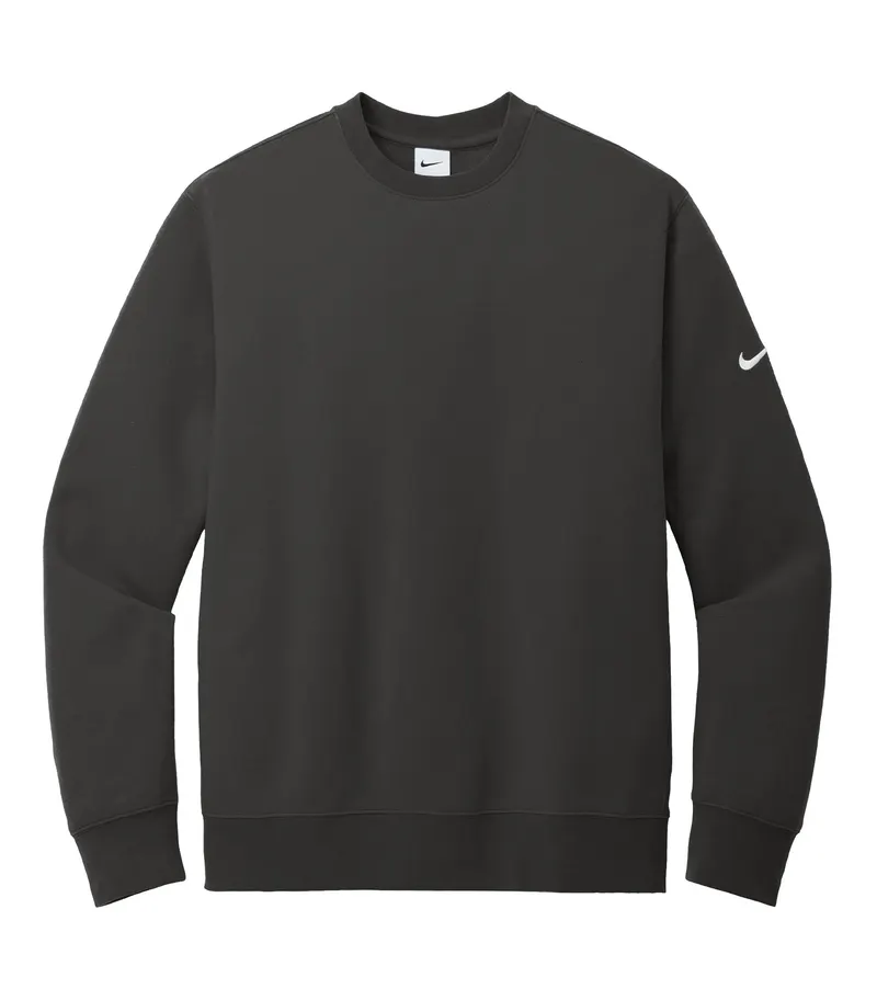 Nike NIKE CLUB FLEECE SLEEVE SWOOSH CREW — Anthracite
