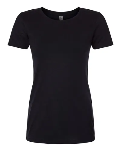 Next Level Next Level Women’s Triblend Tee in Black, front view
