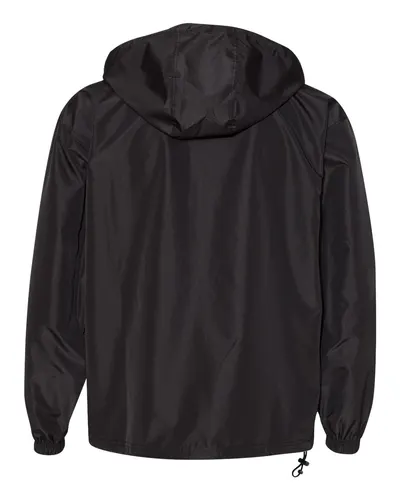 Champion Champion Unisex Packable Anorak Jacket in Black, back view