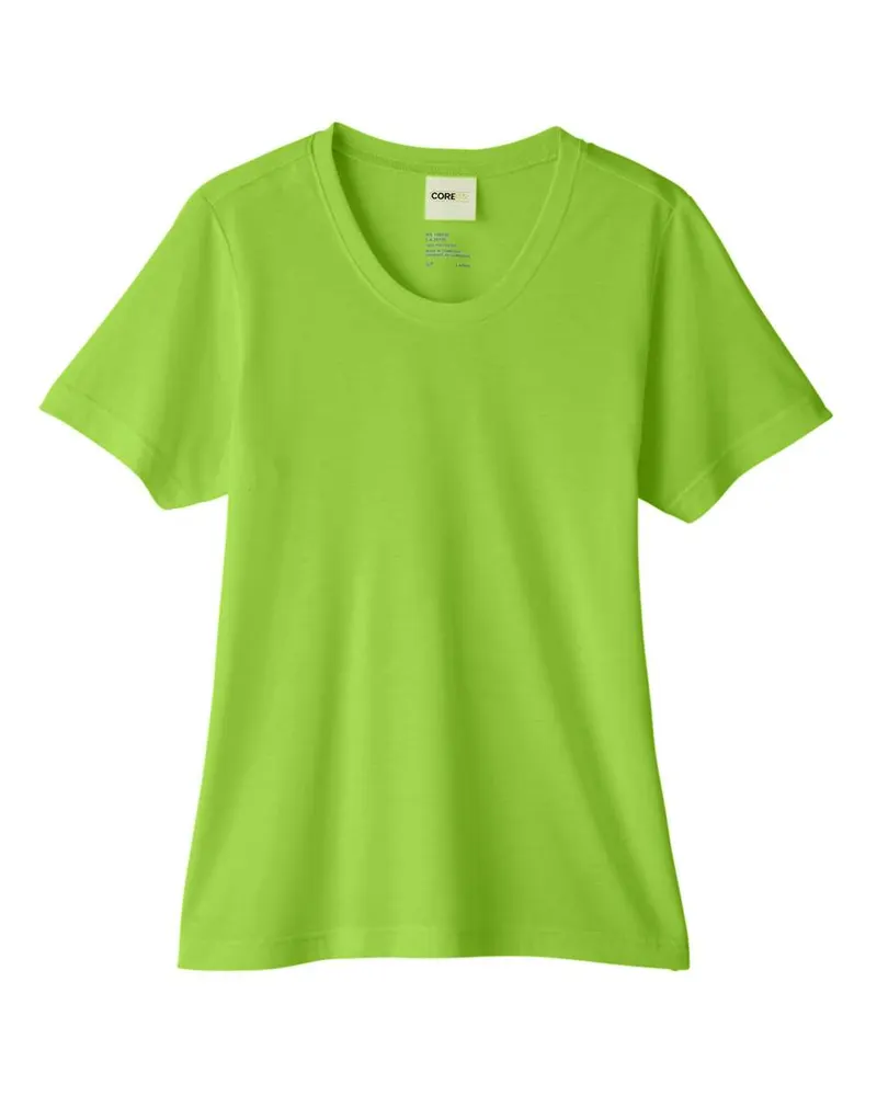 CORE365 CORE365 Women's Fusion ChromaSoft™ Performance T-Shirt — Acid Green