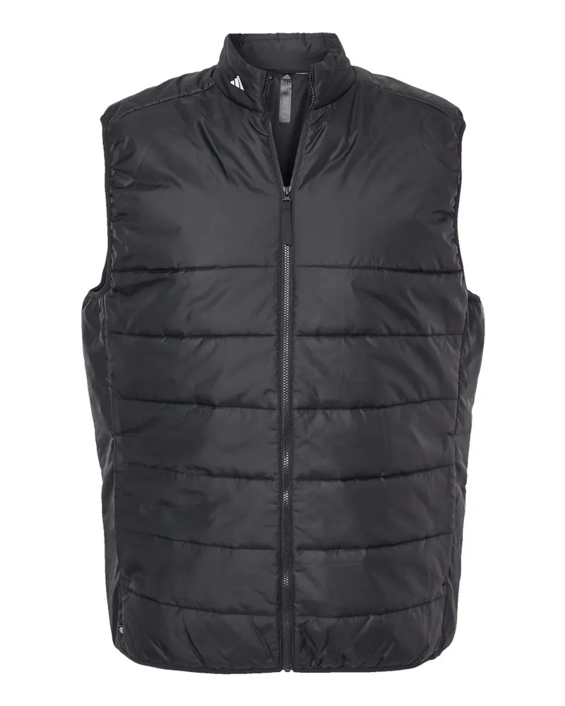 Adidas Adidas Men's Puffer Full-Zip Vest — Black