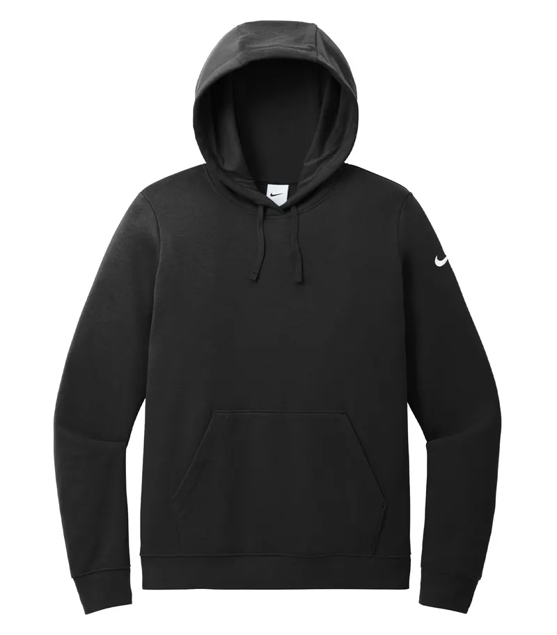 Nike NIKE CLUB FLEECE SLEEVE SWOOSH LADIES' HOODIE — Black