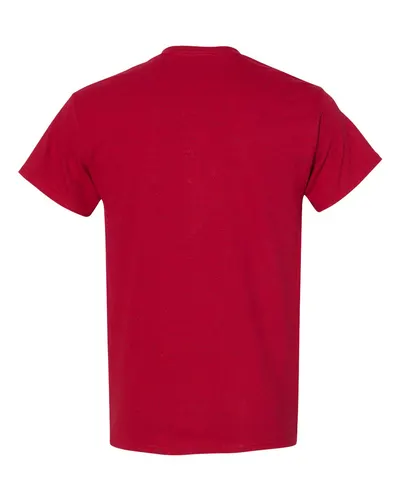 Gildan Gildan Unisex Heavy Cotton™ T-Shirt in Antique Cherry Red, back view