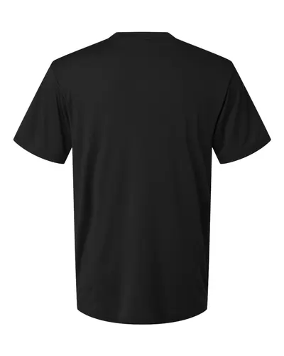 AllPro AllPro Men's Pro-Lock Performance T-Shirt in Black, back view