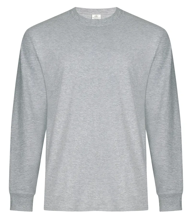 ATC™ Everyday Collection® ATC™ EVERYDAY RING SPUN COTTON LONG SLEEVE TEE — Athletic Heather