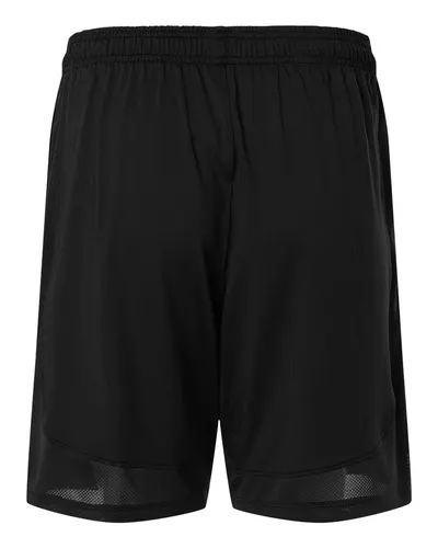 Under Armour Under Armour Men's Tech™ Vent 9" Shorts in Black/ Castlerock, back view