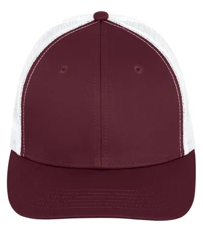 Maroon/White