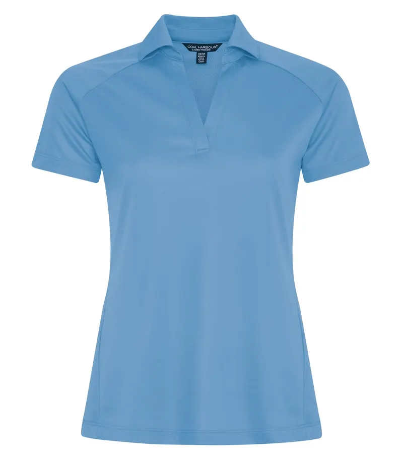 Coal Harbour® COAL HARBOUR® TECH MESH SNAG RESISTANT LADIES' POLO — Azure Blue