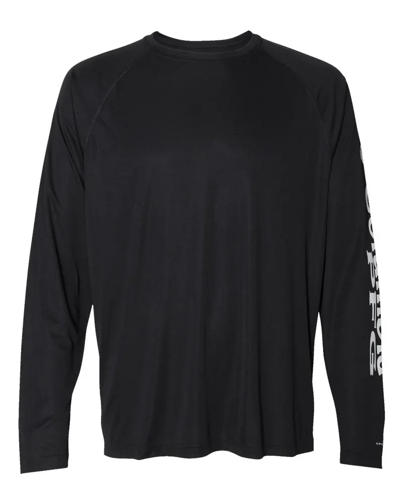 Columbia Columbia Men's PFG Terminal Tackle™ Long Sleeve T-Shirt — Black/ Cool Grey