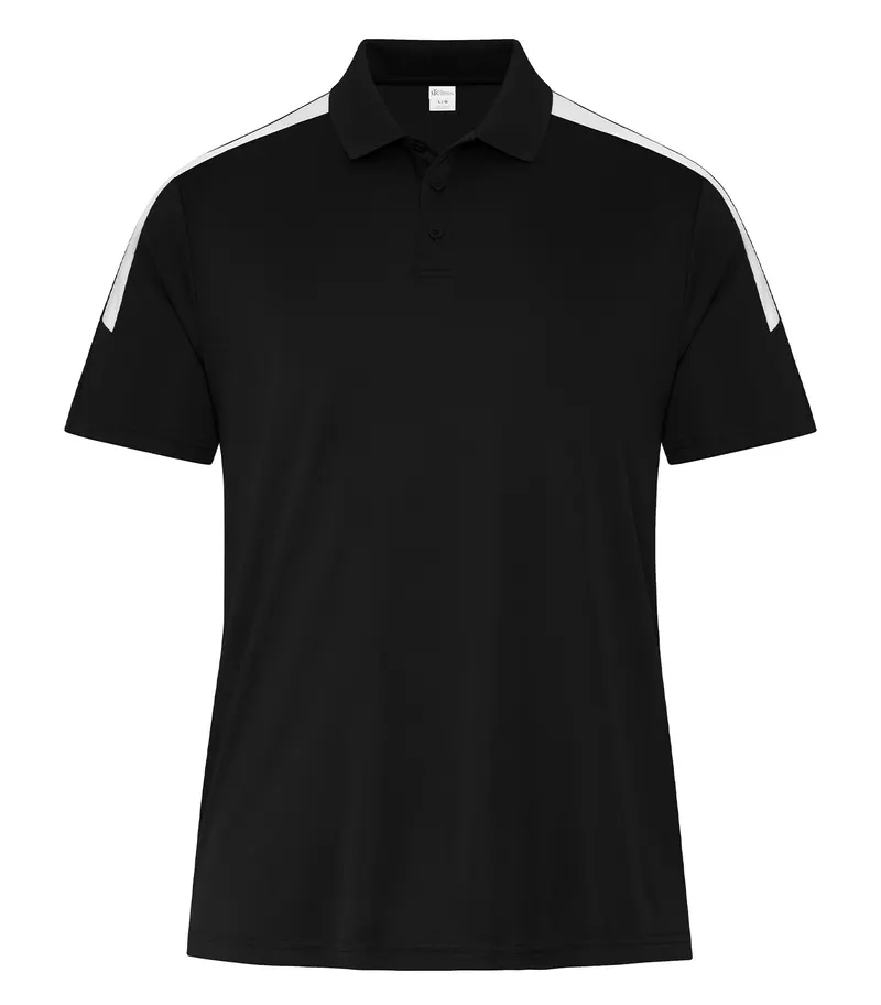 ATC™ ATC™ PRO CLUB POLO — Black/White