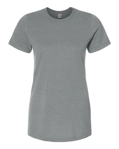 Gildan Gildan Women's Softstyle® CVC T-Shirt in Gunmetal, front view