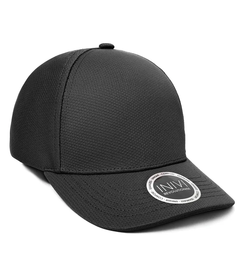 INIVI INIVI BOTTLECAP 2 PANEL CAP — Black