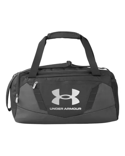 Under Armour Under Armour Undeniable 5.0 XS Duffel Bag in Black/ Metallic Silver, front view