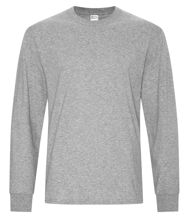ATC™ Everyday Collection® ATC™ EVERYDAY COTTON BLEND LONG SLEEVE TEE — Athletic Heather