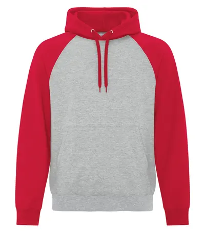 Athletic Heather/Red